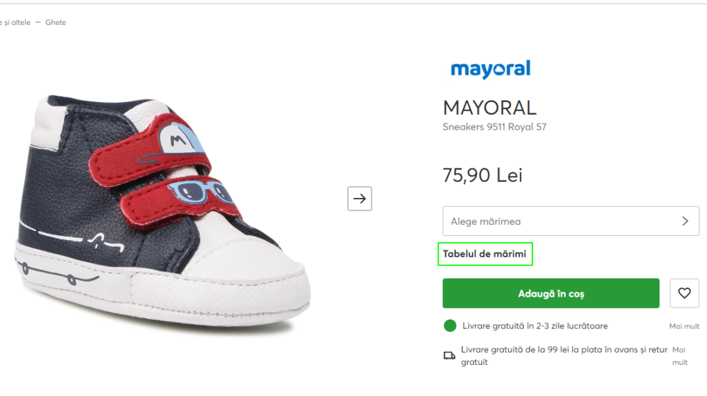 Pantofi Mayoral pentru copii