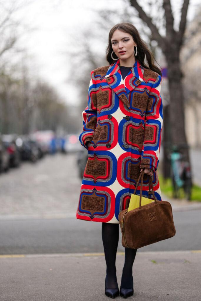 Geantă din piele de căprioară Miu Miu